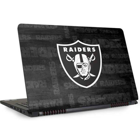 NFL Las Vegas Raiders Black & White Dell Inspiron Skin
